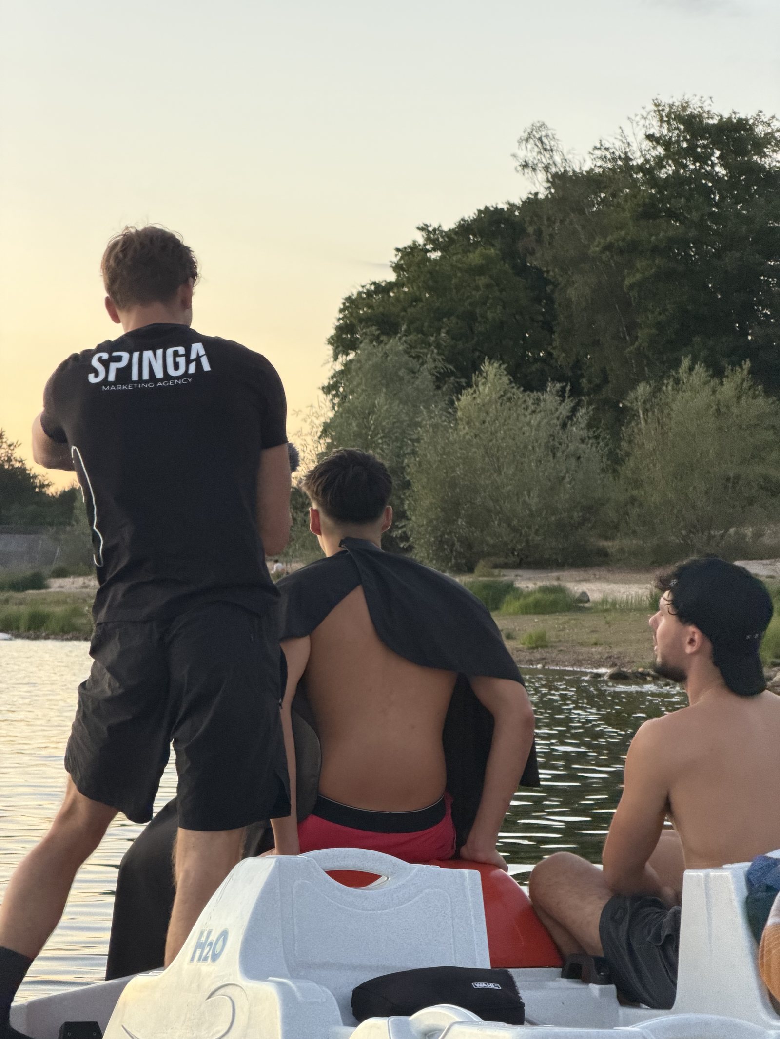 L'équipe Spinga en tournage